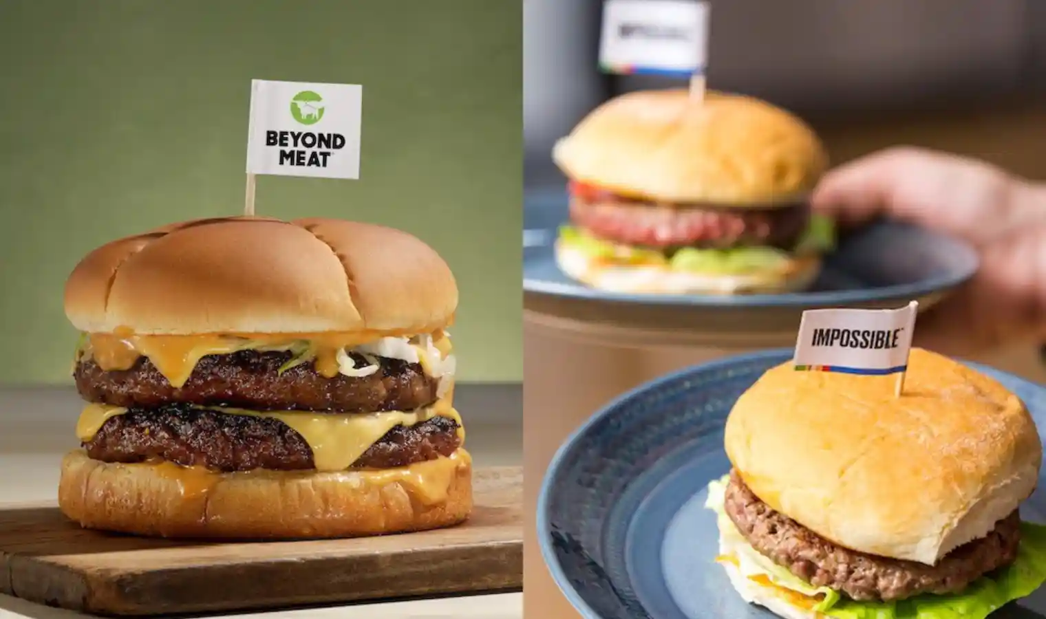 ビヨンドミートとインポッシブルバーガー